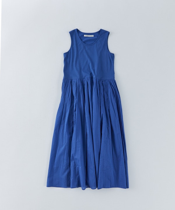 【congés payés】2重布帛ノースリーブワンピース
