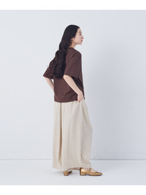 【congés payés】ベジタブルプリントTシャツ 詳細画像 ベージュ 10