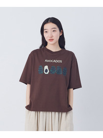 【congés payés】ベジタブルプリントTシャツ 詳細画像 ベージュ 11