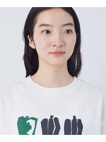 【congés payés】ベジタブルプリントTシャツ 詳細画像 ベージュ 22