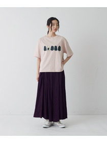 【congés payés】ベジタブルプリントTシャツ 詳細画像 ベージュ 27