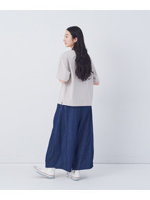 【congés payés】ベジタブルプリントTシャツ 詳細画像 ベージュ 3