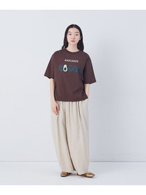 【congés payés】ベジタブルプリントTシャツ 詳細画像 ベージュ 8