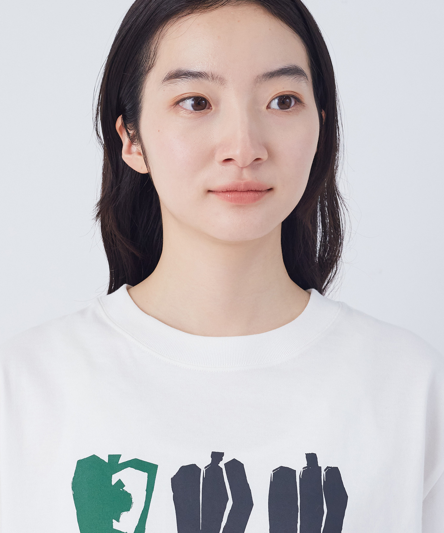 【congés payés】ベジタブルプリントTシャツ 詳細画像 ベージュ 22