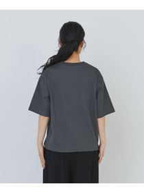 【congés payés】ドロップショルダーベーシックＴシャツ 詳細画像 チャコールグレー 14