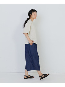 【congés payés】ドロップショルダーベーシックＴシャツ 詳細画像 チャコールグレー 16