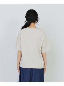 【congés payés】ドロップショルダーベーシックＴシャツ 詳細画像 チャコールグレー 21