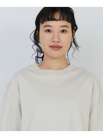 【congés payés】ドロップショルダーベーシックＴシャツ 詳細画像 チャコールグレー 22