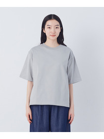 【congés payés】ドロップショルダーベーシックＴシャツ 詳細画像 チャコールグレー 5