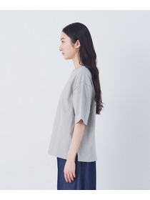 【congés payés】ドロップショルダーベーシックＴシャツ 詳細画像 チャコールグレー 6