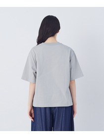 【congés payés】ドロップショルダーベーシックＴシャツ 詳細画像 チャコールグレー 7