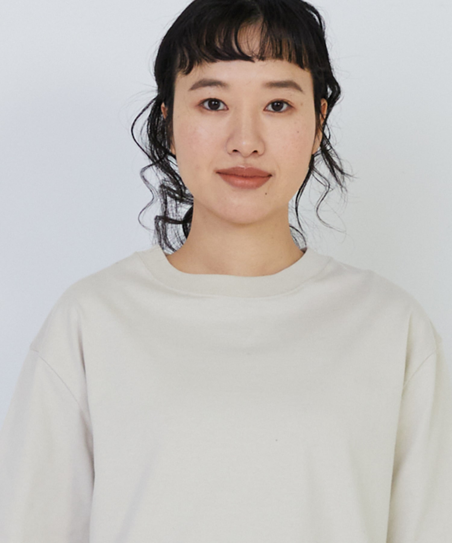 【congés payés】ドロップショルダーベーシックＴシャツ 詳細画像 チャコールグレー 22