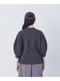 【congés payés】ボトルシルエットスリーブカットソーブラウス 詳細画像 チャコールグレー 14