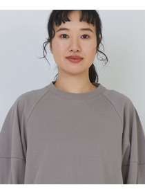 【congés payés】ボトルシルエットスリーブカットソーブラウス 詳細画像 チャコールグレー 22