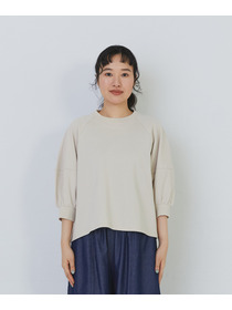 【congés payés】ボトルシルエットスリーブカットソーブラウス 詳細画像 チャコールグレー 5