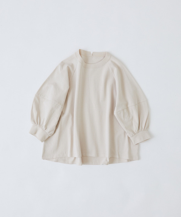 【congés payés】ボトルシルエットスリーブカットソーブラウス