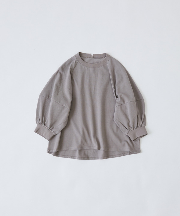 ボトルシルエットスリーブカットソーブラウス 詳細画像 グレイッシュベージュ 1