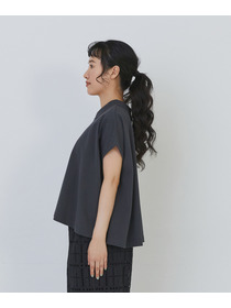 【congés payés】フレアーポロシャツ 詳細画像 チャコールグレー 13