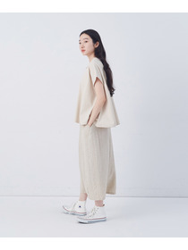 【congés payés】フレアーポロシャツ 詳細画像 チャコールグレー 16