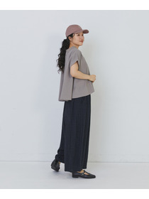 【congés payés】フレアーポロシャツ 詳細画像 チャコールグレー 2