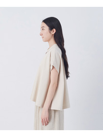 【congés payés】フレアーポロシャツ 詳細画像 チャコールグレー 20