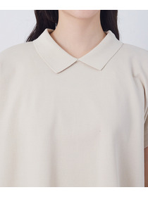 【congés payés】フレアーポロシャツ 詳細画像 チャコールグレー 22