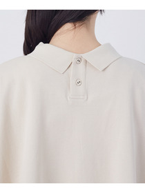 【congés payés】フレアーポロシャツ 詳細画像 チャコールグレー 23