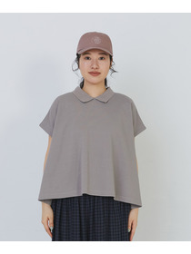 【congés payés】フレアーポロシャツ 詳細画像 チャコールグレー 5