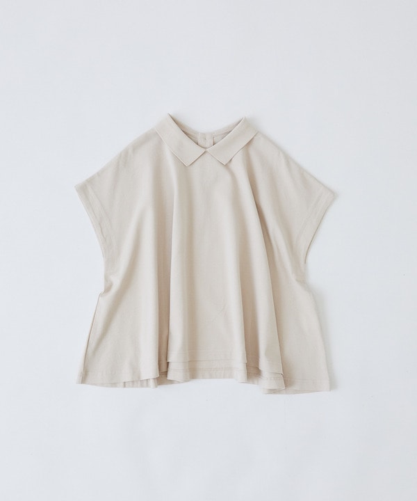 フレアーポロシャツ 詳細画像 ベージュ 1