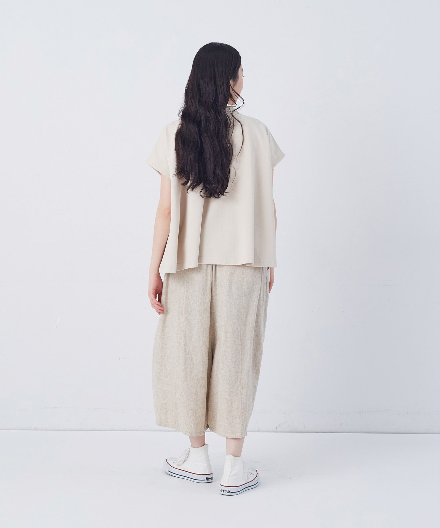 【congés payés】フレアーポロシャツ 詳細画像 チャコールグレー 17