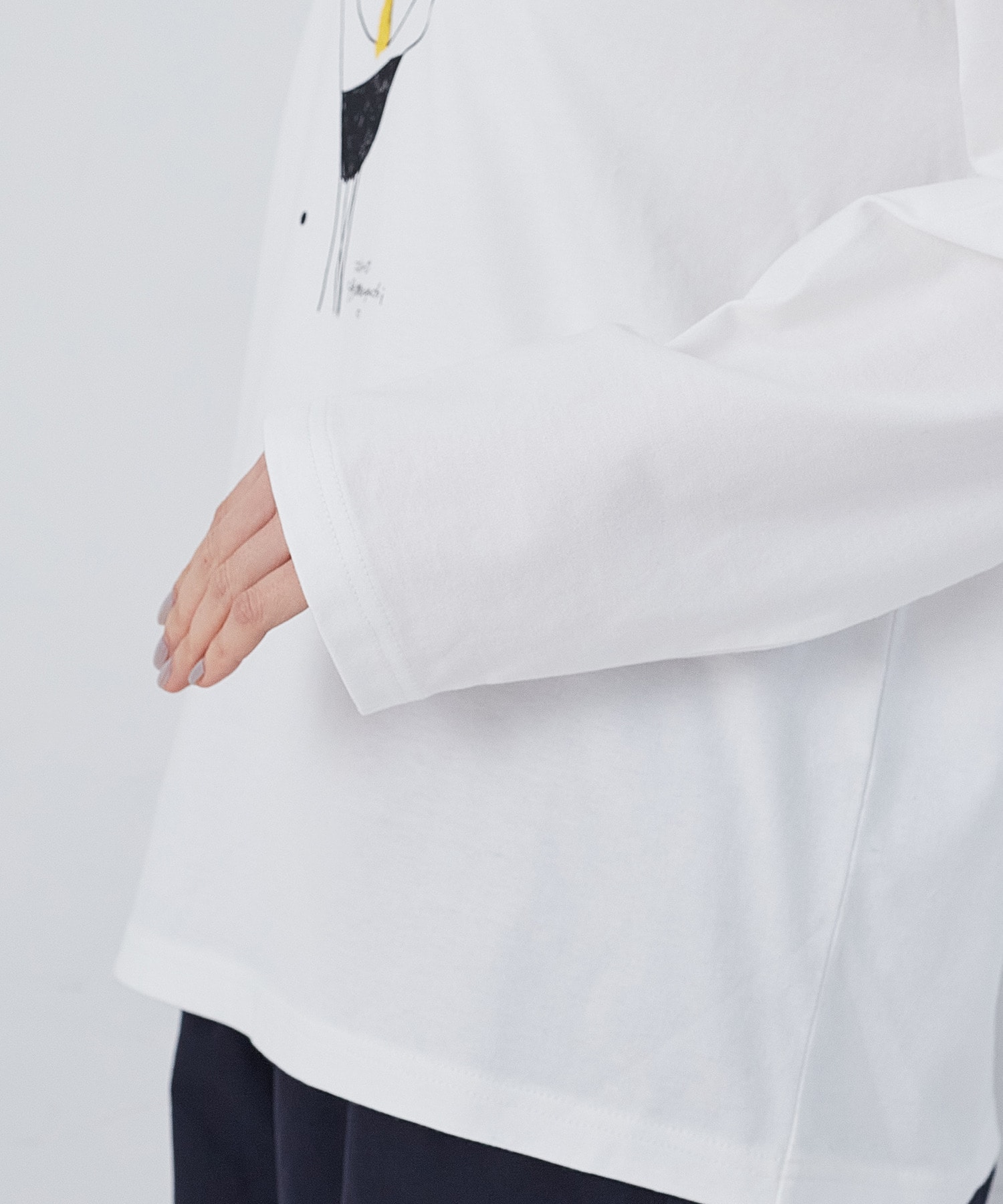 【congés payés】ichiro yamaguci.コラボ長袖Ｔシャツ 詳細画像 ブラック系その他 20