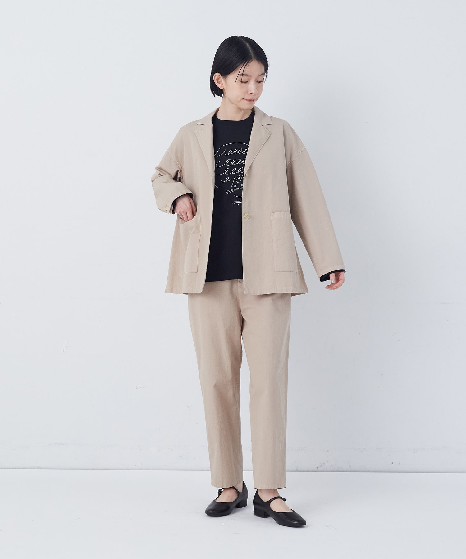 【congés payés】ichiro yamaguci.コラボ長袖Ｔシャツ 詳細画像 ブラック系その他 4