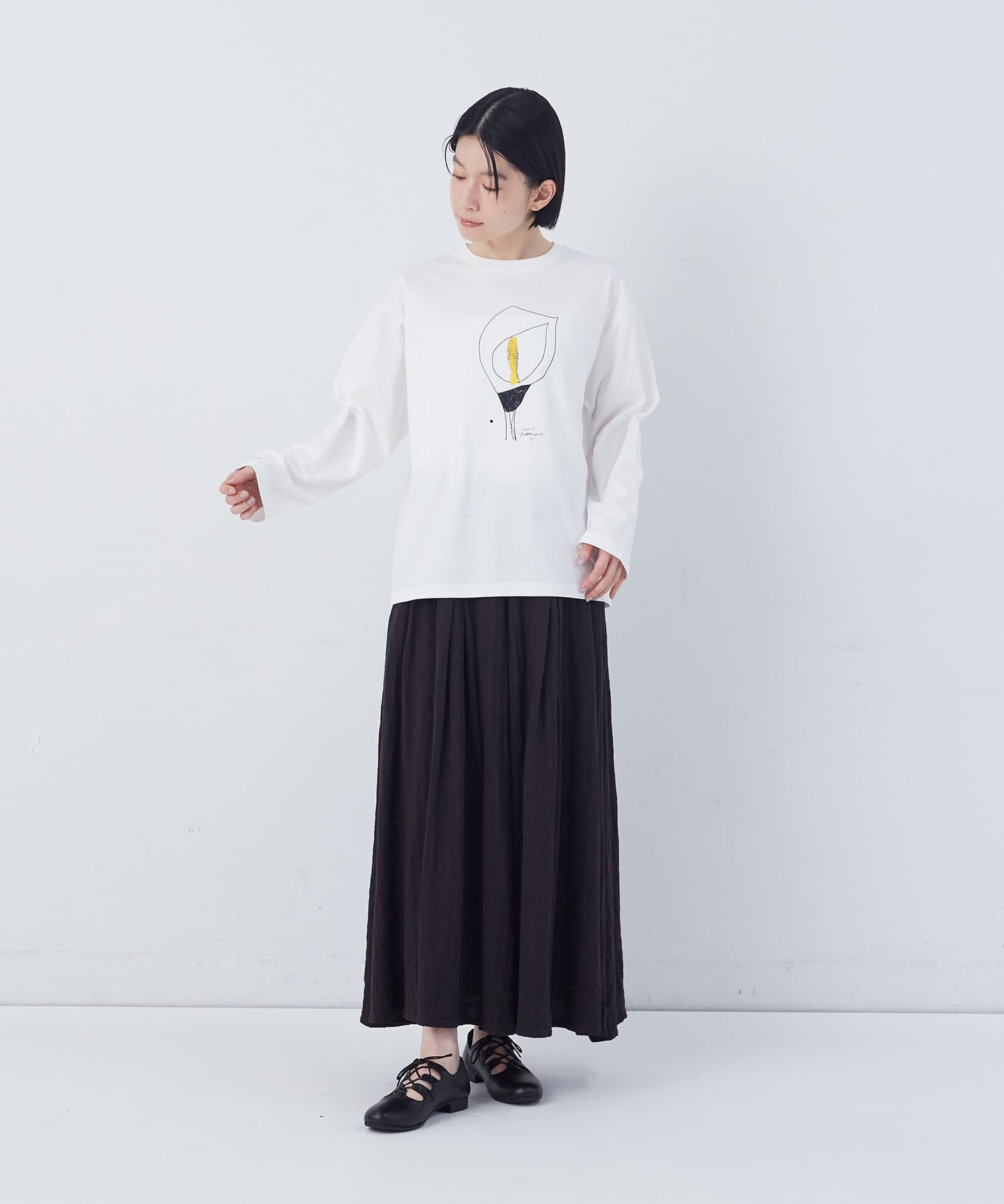 【congés payés】ichiro yamaguci.コラボ長袖Ｔシャツ 詳細画像 ブラック系その他 9