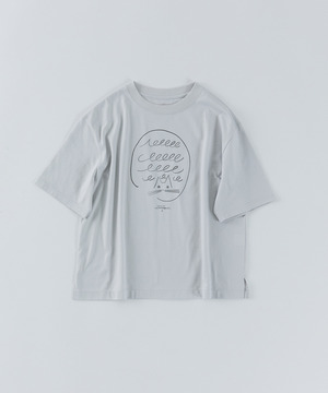 【congés payés】ichiro yamaguci.半袖Ｔシャツ 詳細画像 ブル－グレ－ 1