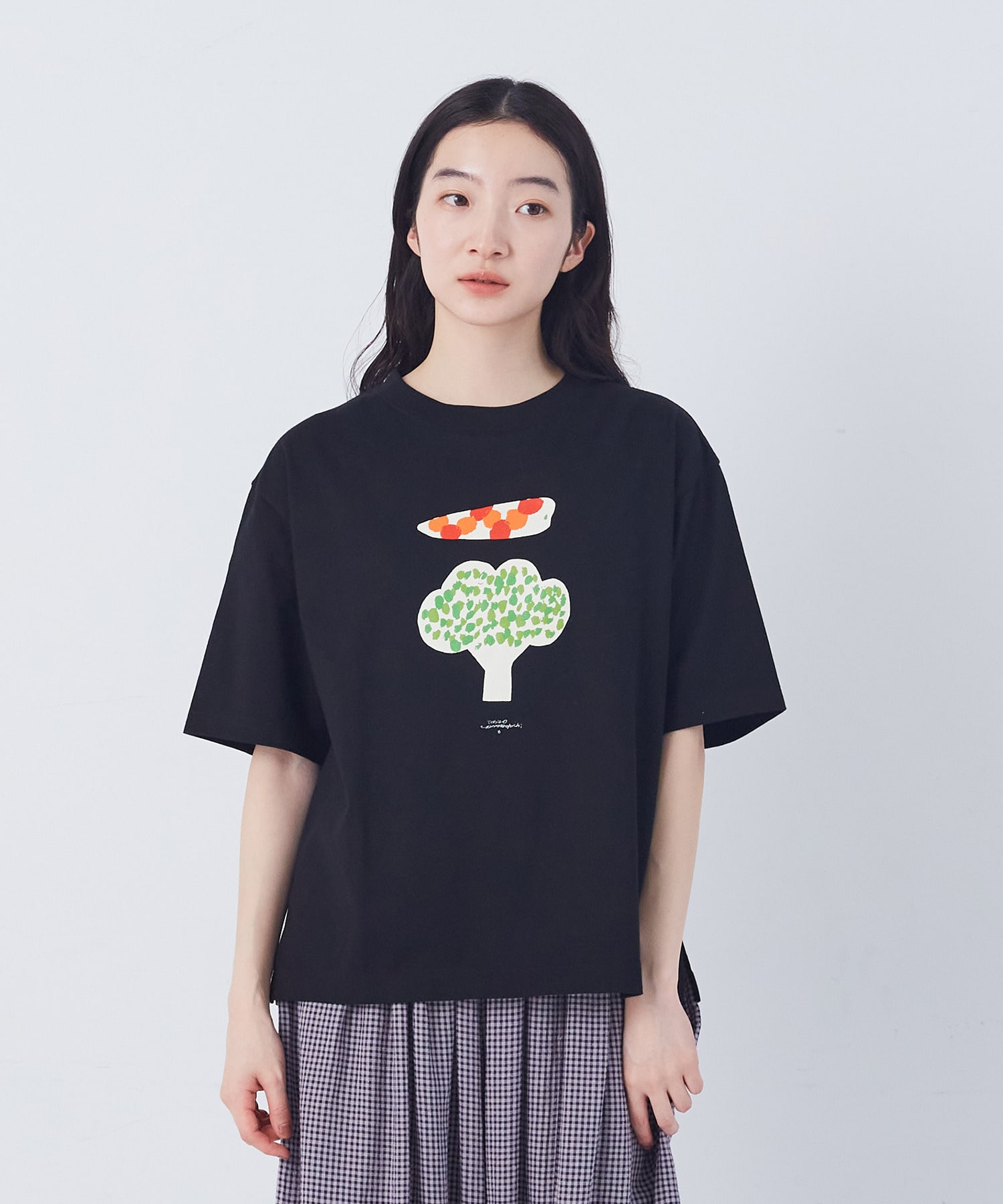 【congés payés】ichiro yamaguci.半袖Ｔシャツ 詳細画像 ブラック 11