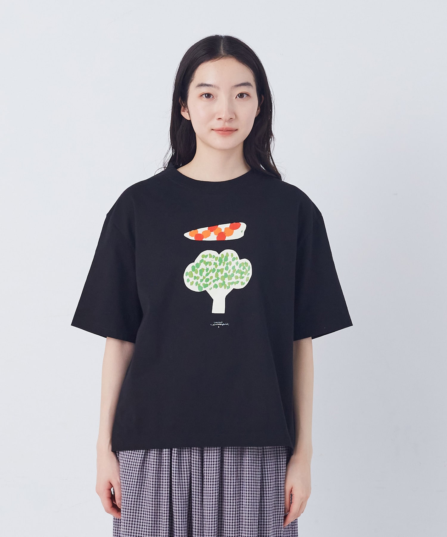 【congés payés】ichiro yamaguci.半袖Ｔシャツ 詳細画像 ブラック 12