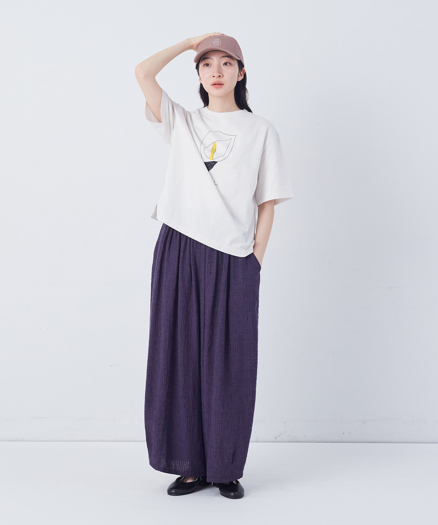 【congés payés】ichiro yamaguci.半袖Ｔシャツ 詳細画像 ブラック 18