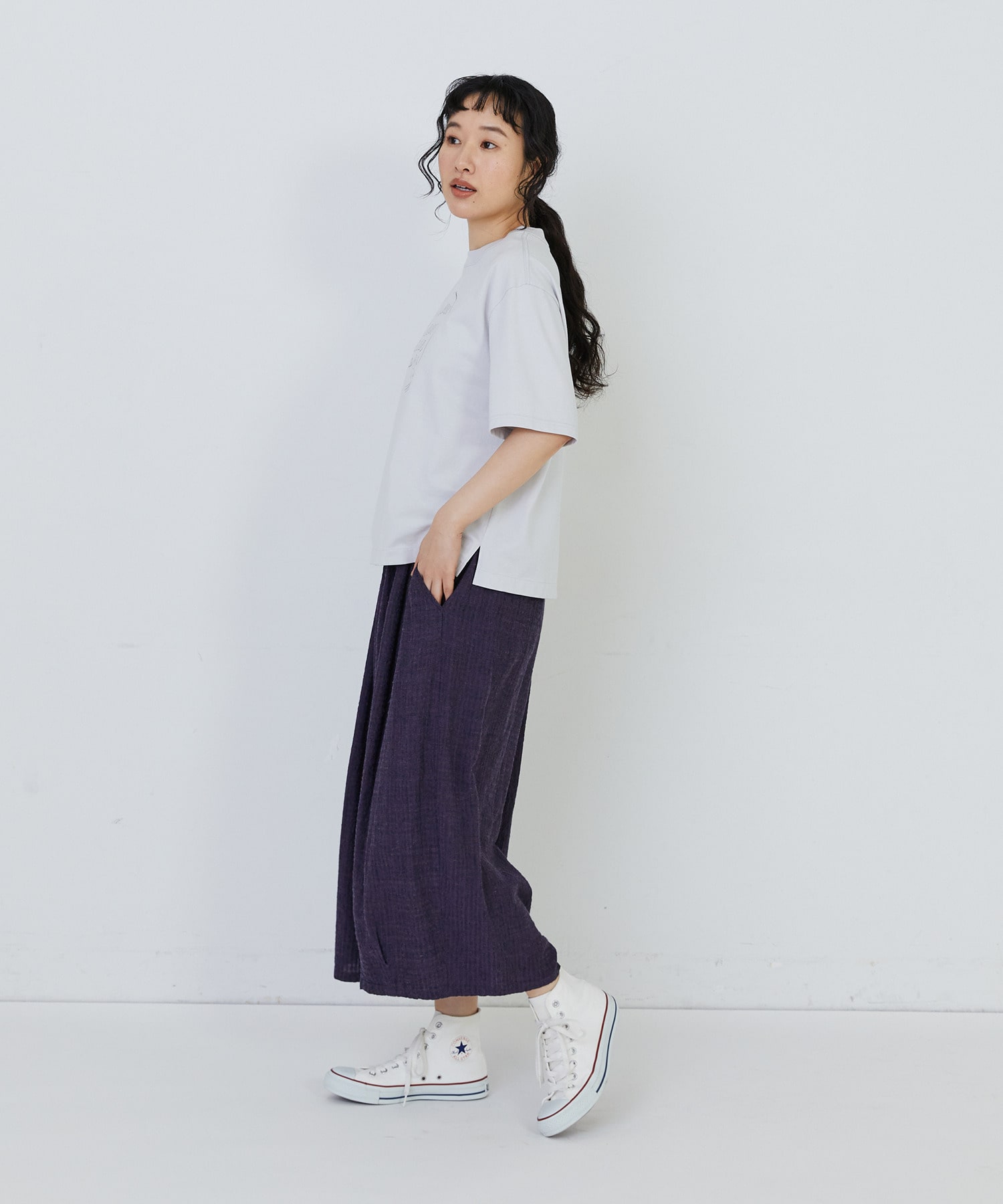 【congés payés】ichiro yamaguci.半袖Ｔシャツ 詳細画像 ブラック 2