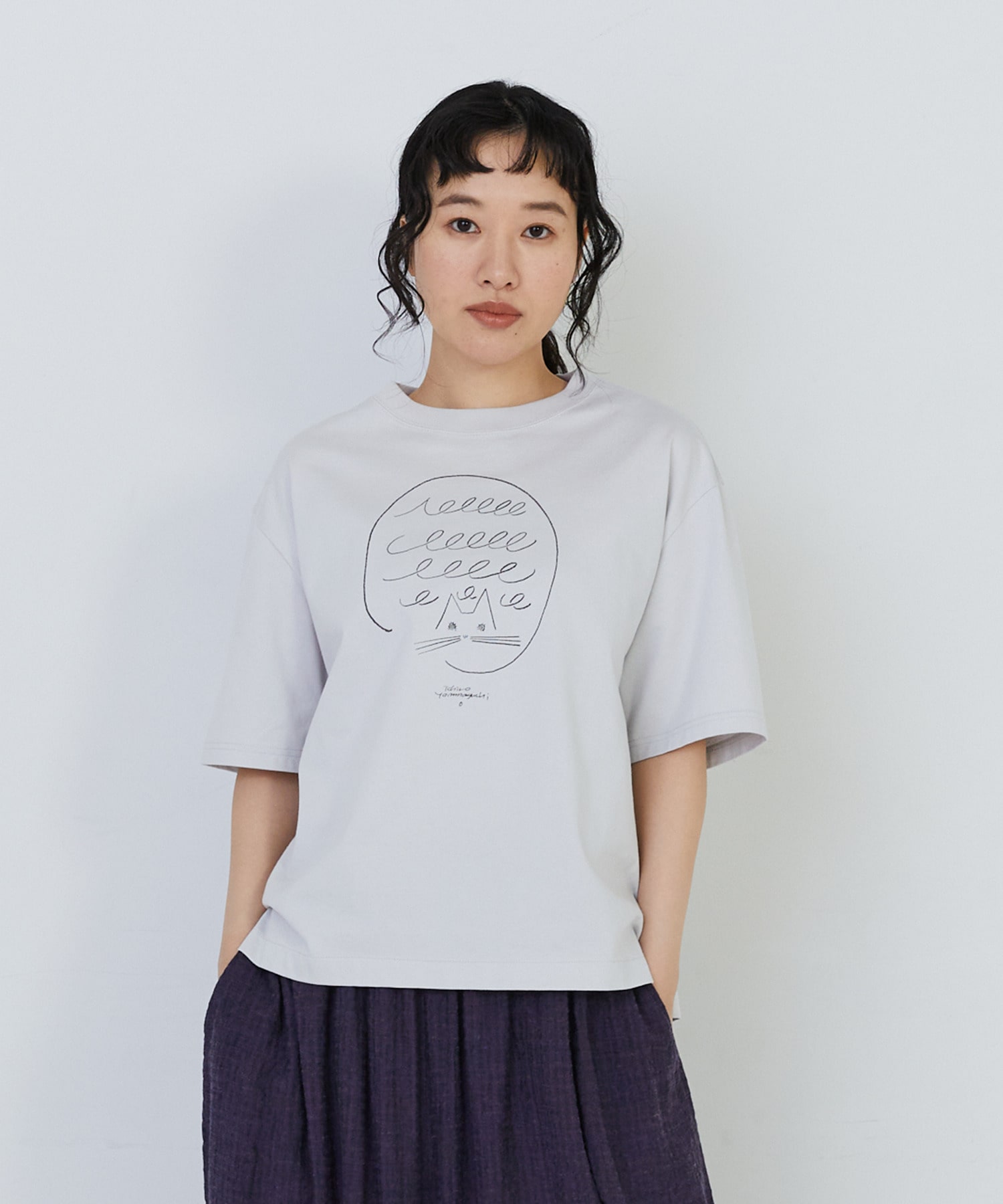 【congés payés】ichiro yamaguci.半袖Ｔシャツ 詳細画像 ブラック 4