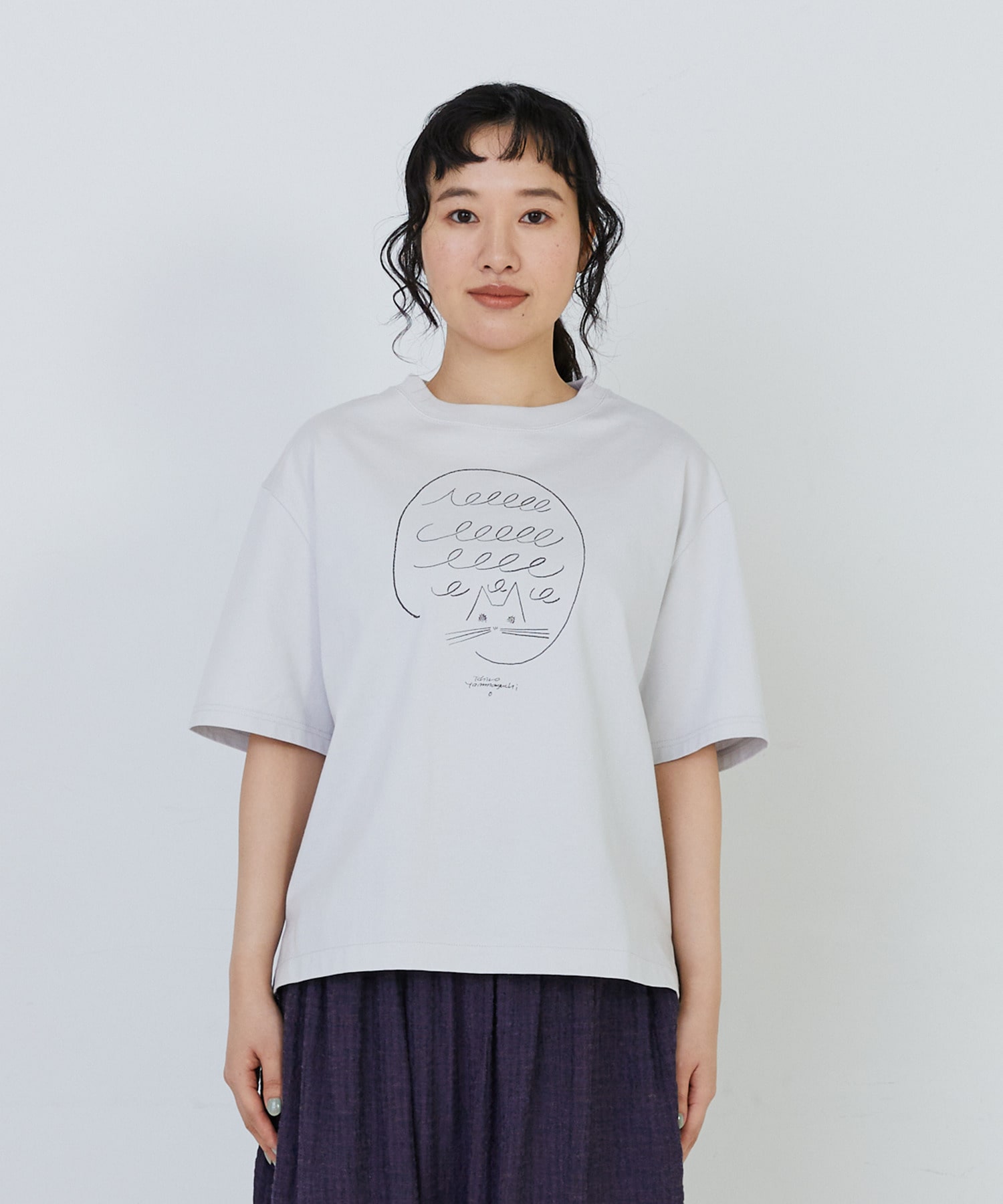 【congés payés】ichiro yamaguci.半袖Ｔシャツ 詳細画像 ブラック 5