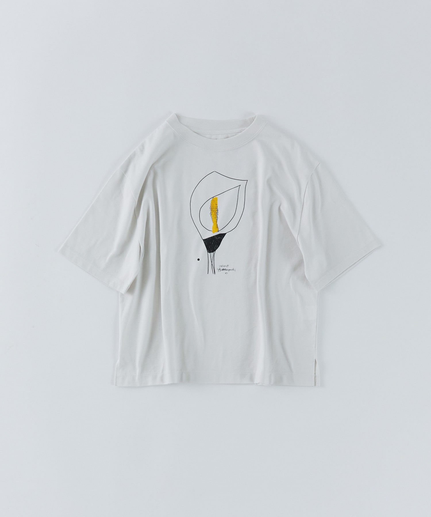 【congés payés】ichiro yamaguci.半袖Ｔシャツ 詳細画像 グレイッシュベージュ 1