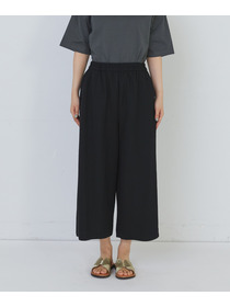 【congés payés】スムースリラックスパンツ 詳細画像 ブラック 11