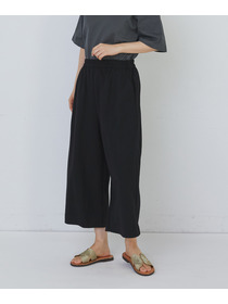 【congés payés】スムースリラックスパンツ 詳細画像 ブラック 12