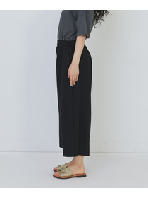 【congés payés】スムースリラックスパンツ 詳細画像 ブラック 14