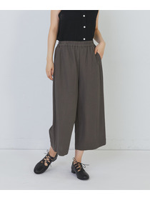 【congés payés】スムースリラックスパンツ 詳細画像 ブラック 4