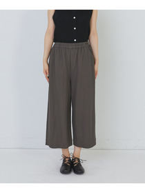 【congés payés】スムースリラックスパンツ 詳細画像 ブラック 5