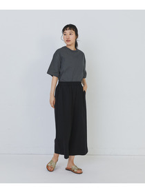 【congés payés】スムースリラックスパンツ 詳細画像 ブラック 8