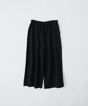 【congés payés】スムースリラックスパンツ 詳細画像 ブラック 1