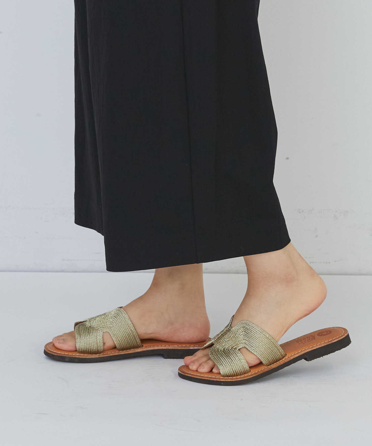 【congés payés】スムースリラックスパンツ 詳細画像 ブラック 19