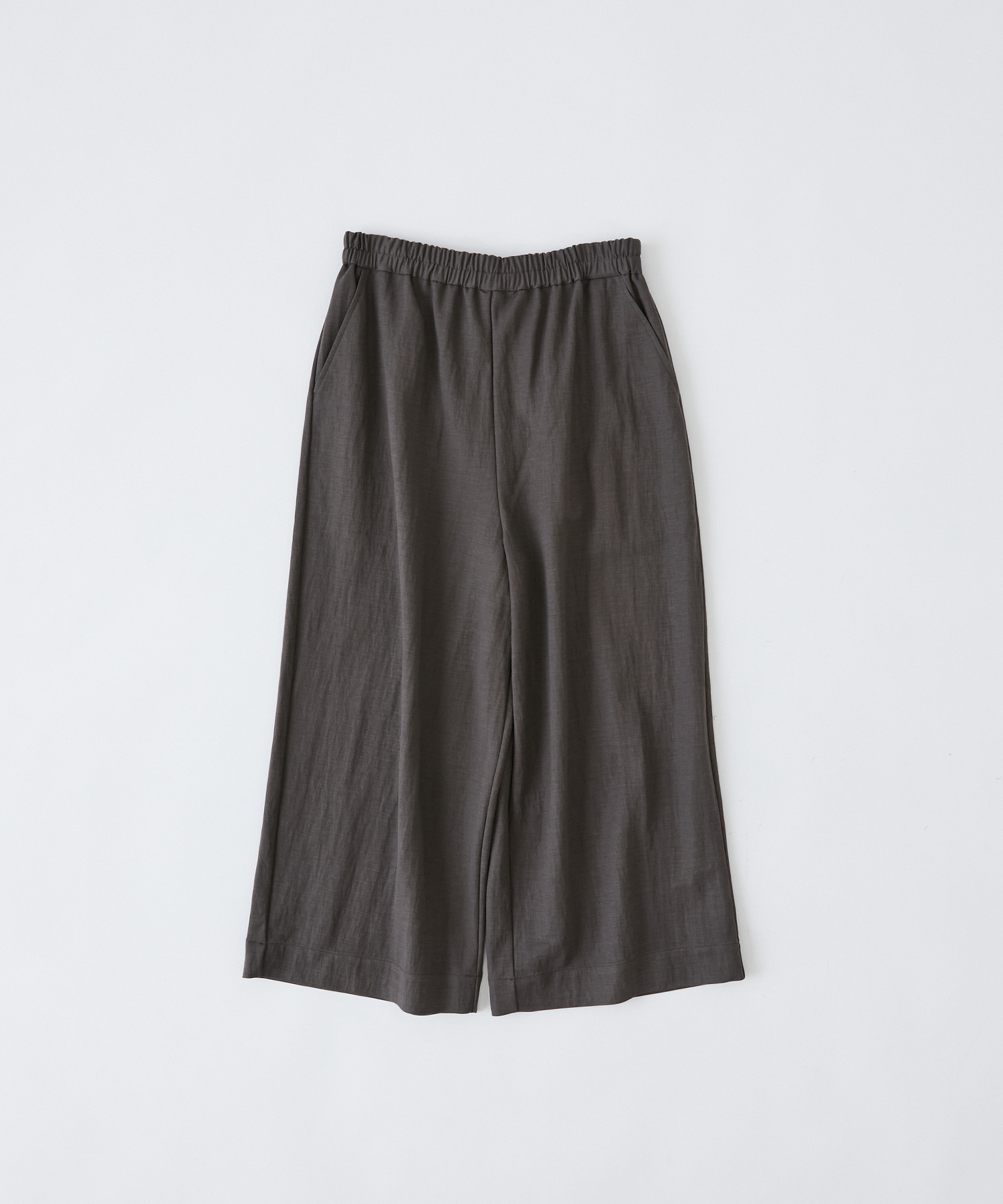 【congés payés】スムースリラックスパンツ 詳細画像 ブラウン 1